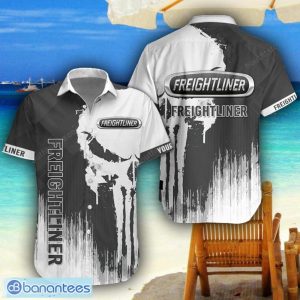 Freightliner 3D Printing Hawaiian Shirt Summer Beach Shirt For Fans Custom Name Product Photo 1