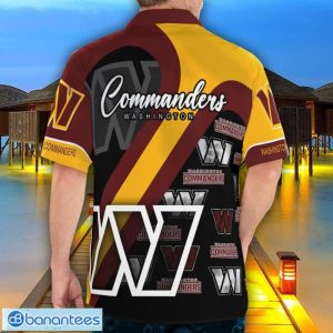 Washington Commanders Hawaii Shirt Big Logo 3D Printing Hawaiian Shirt For Men And Women Product Photo 2