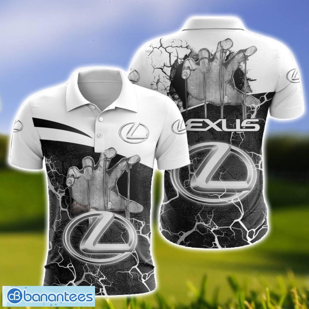 Lexus hand And Logo 3D Printing Polo Shirt - Banantees