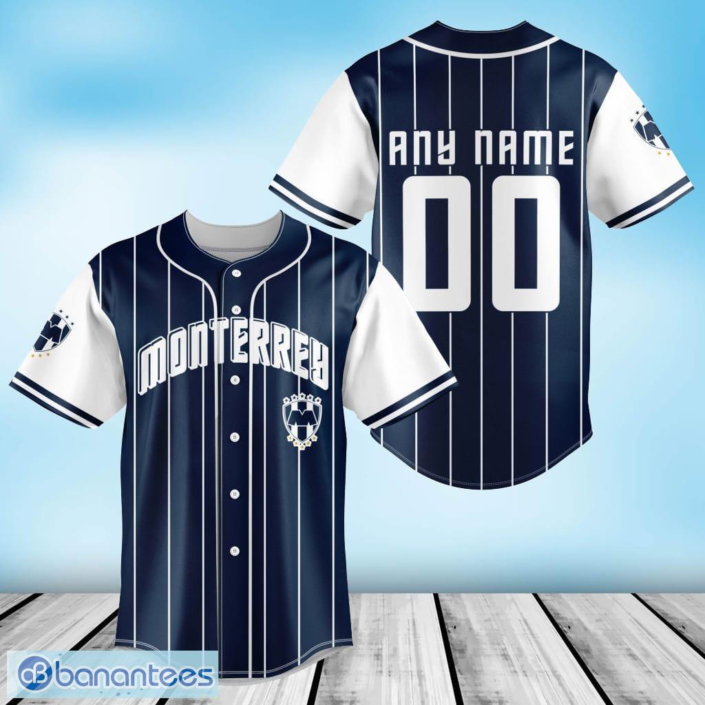 liga mx cf monterrey elevate your style baseball jersey shirt image Liga Mx C.F. Monterrey Elevate Your Style Baseball Jersey Shirt Product Photo 1
