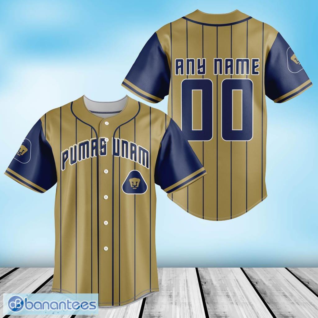 Liga Mx Pumas Unam Elevate Your Style Baseball Jersey Shirt Product Photo 1