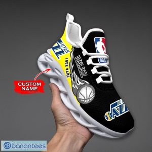 Personalized Name Utah Jazz Fireball Personalized Sneakers Max Soul Shoes Product Photo 1