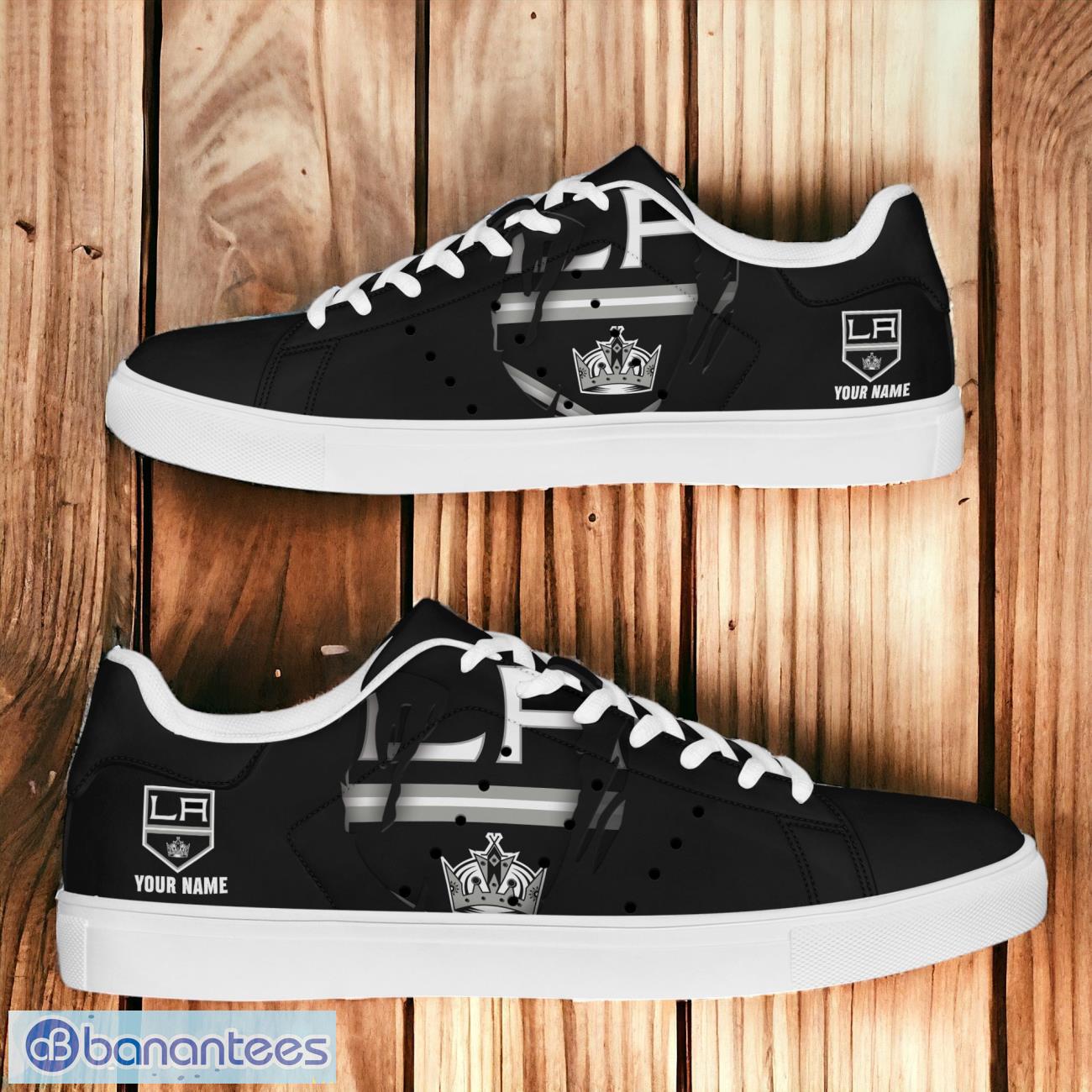 Los Angeles Kings NHL Stan Smith Shoes Gifts For Fans Custom Name Product Photo 1