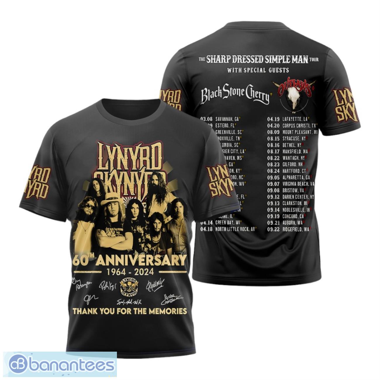 Lynyrd Skynyrd Tour 2024 Shirt - Banantees