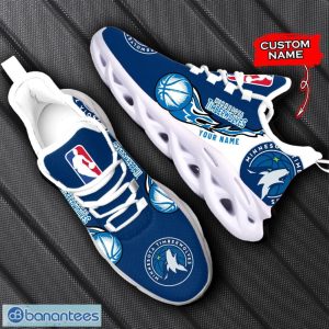 Personalized Name Minnesota Timberwolves Fireball Personalized Sneakers Max Soul Shoes Product Photo 3