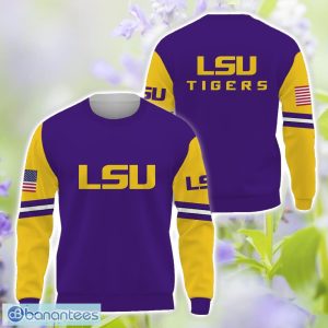 LSU Tigers Logo Team 3D T-Shirt Sweatshirt Hoodie Zip Hoodie For Men Women Product Photo 2