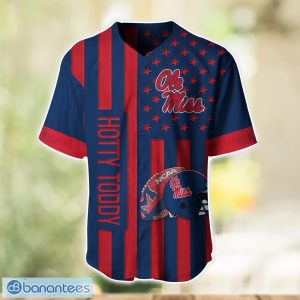 Ole Miss Rebels Custom Name and Number NCAA Baseball Jersey Shirt Product Photo 2