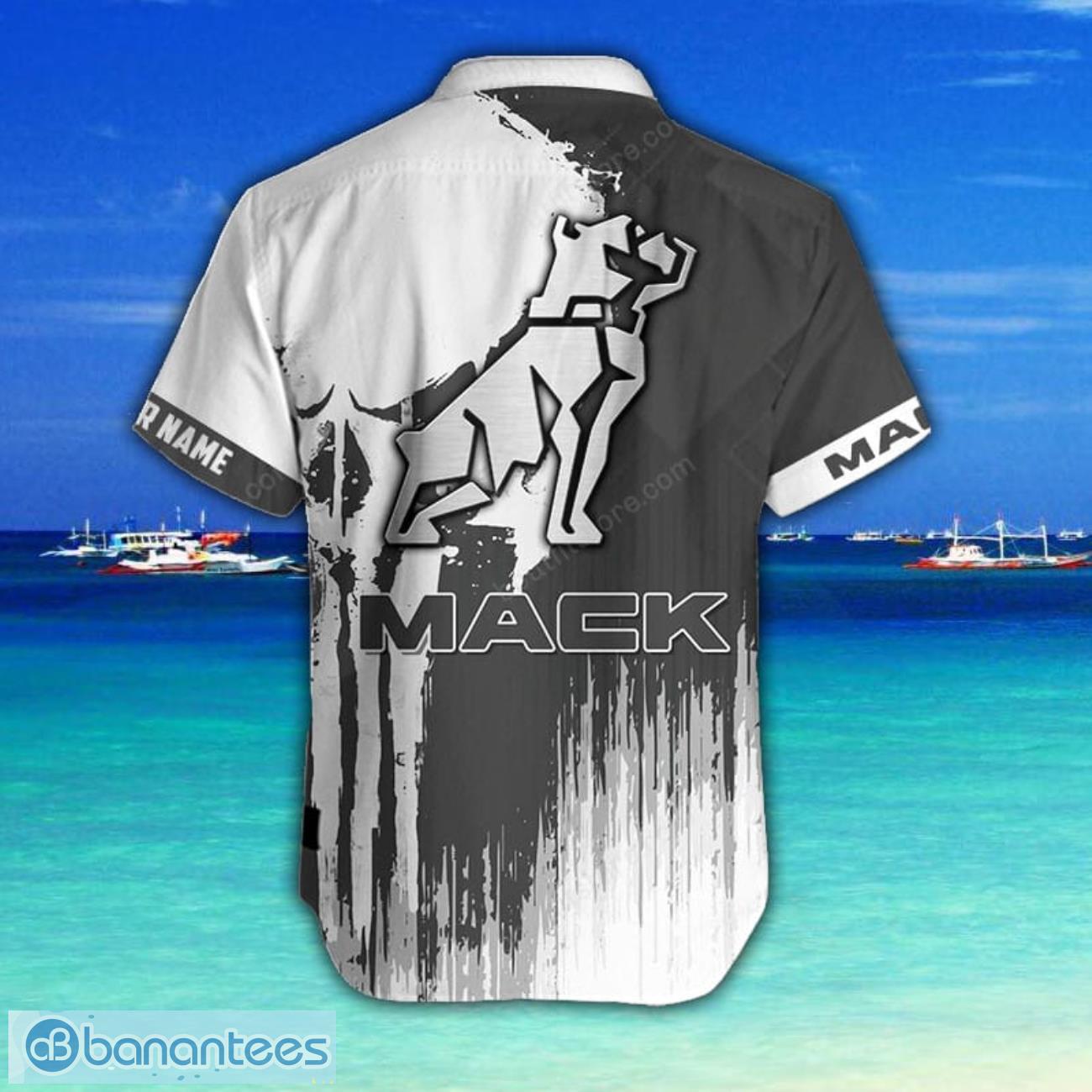 Mack 3D Printing Hawaiian Shirt Summer Beach Shirt For Fans Custom Name Mack 3D Printing Hawaiian Shirt Summer Beach Shirt For Fans Custom Name Product Photo 3