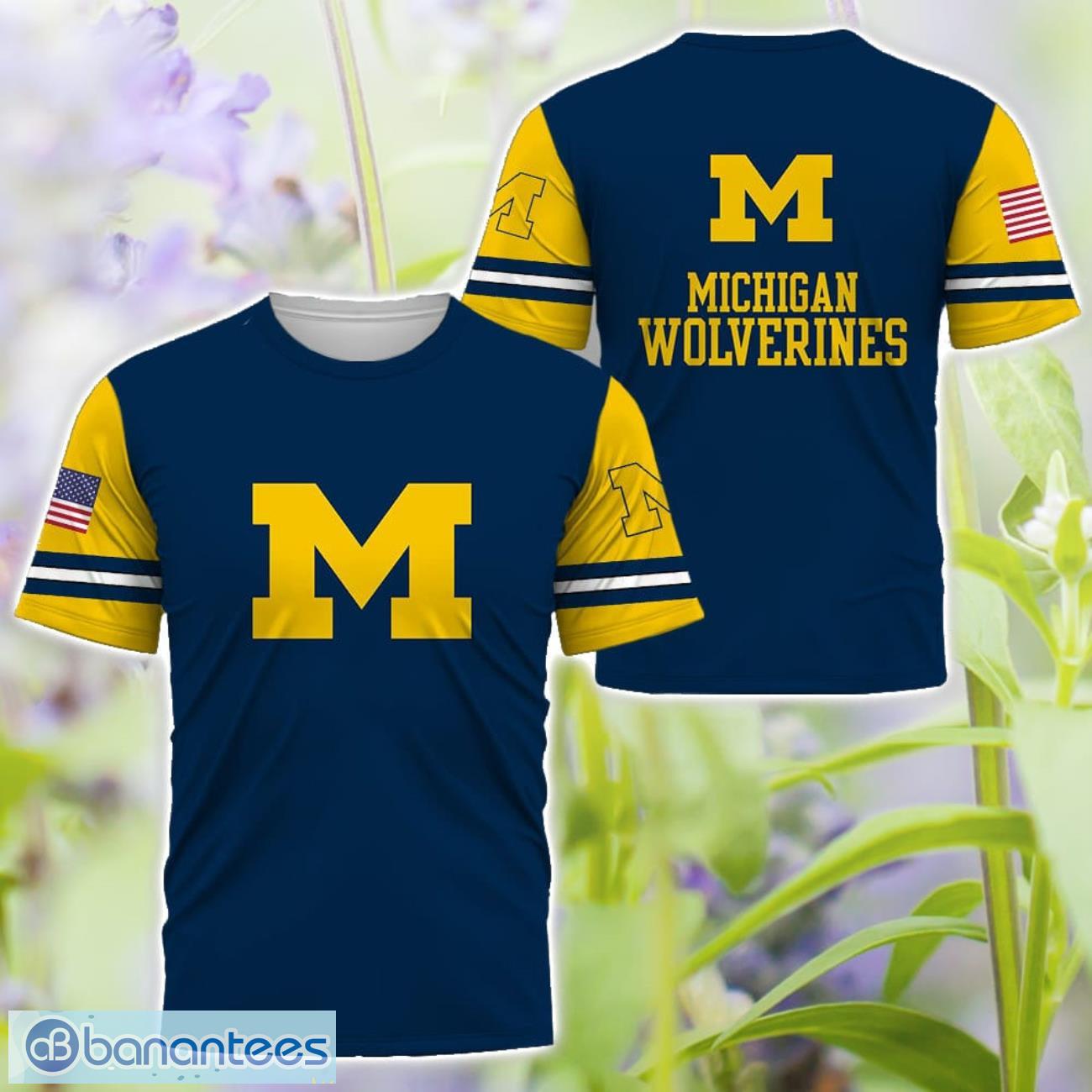 michigan wolverines logo team 3d t shirt sweatshirt hoodie zip hoodie for men women 2 image Michigan Wolverines Logo Team 3D T-Shirt Sweatshirt Hoodie Zip Hoodie For Men Women Product Photo 3