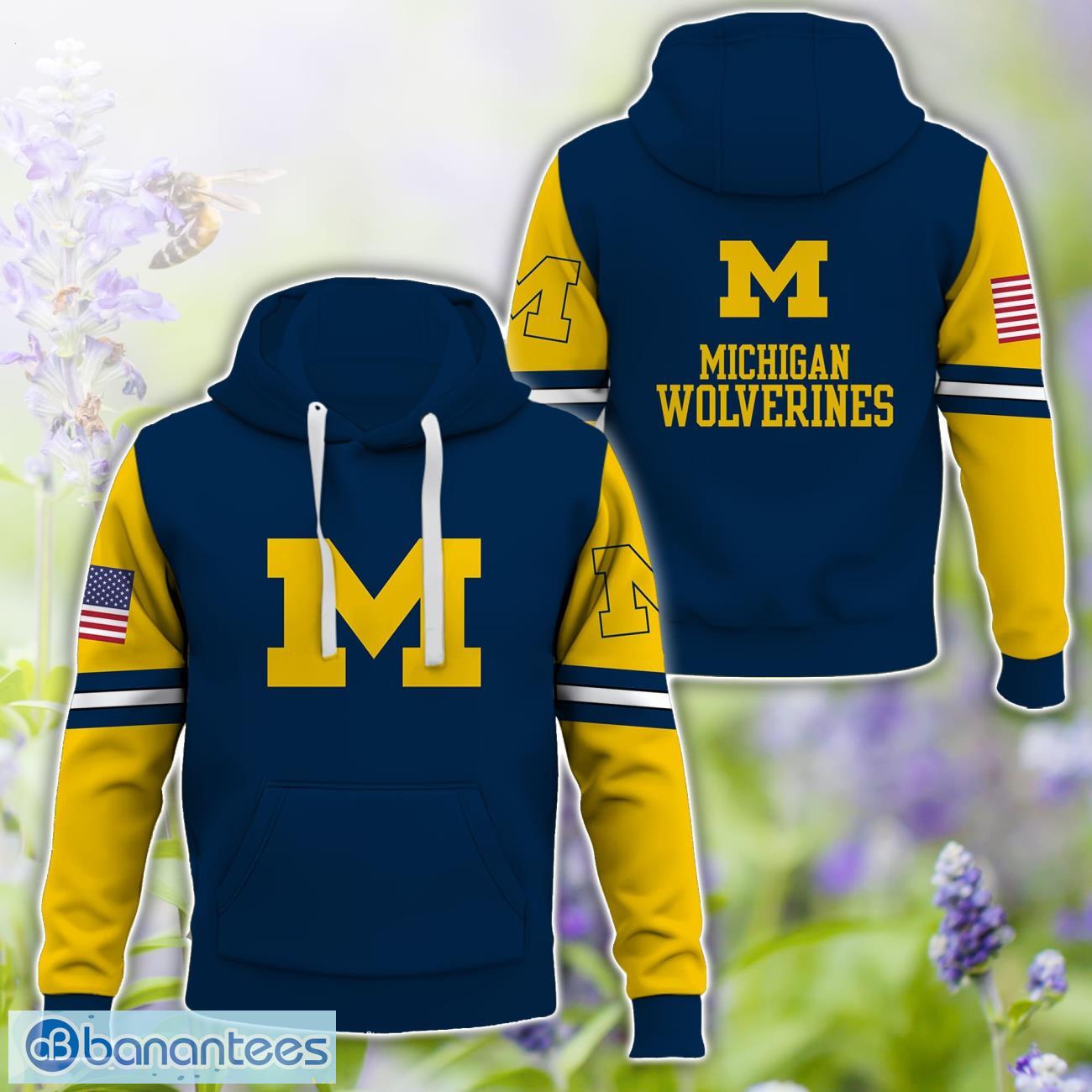 michigan wolverines logo team 3d t shirt sweatshirt hoodie zip hoodie for men women image Michigan Wolverines Logo Team 3D T-Shirt Sweatshirt Hoodie Zip Hoodie For Men Women Product Photo 1