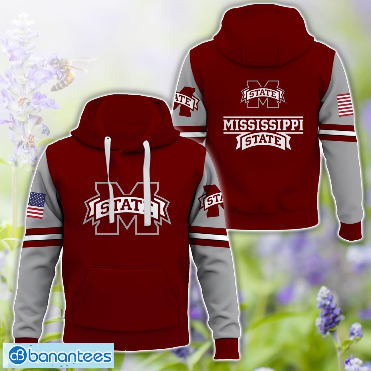 mississippi state bulldogs logo team 3d t shirt sweatshirt hoodie zip hoodie for men women image Mississippi State Bulldogs Logo Team 3D T-Shirt Sweatshirt Hoodie Zip Hoodie For Men Women Product Photo 1
