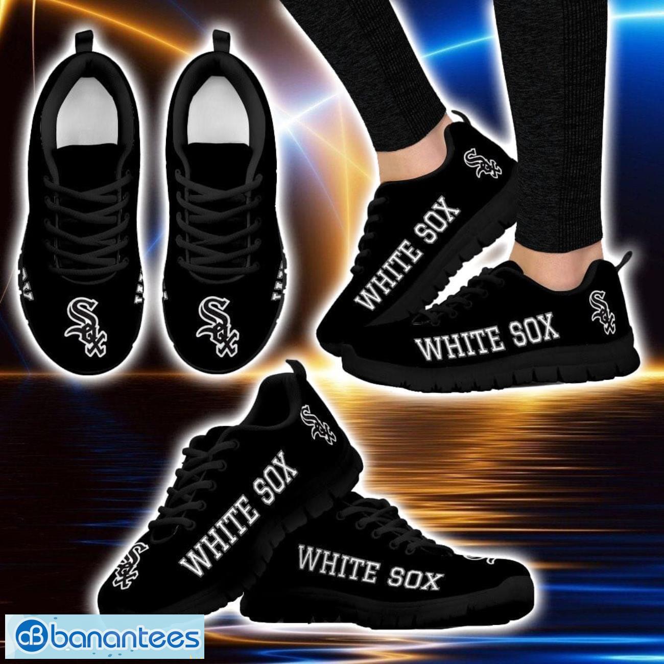 mlb chicago white sox sneakers running shoes for men and women sport team gift 1 image MLB Chicago White Sox Sneakers Running Shoes For Men And Women Sport Team Gift Product Photo 2