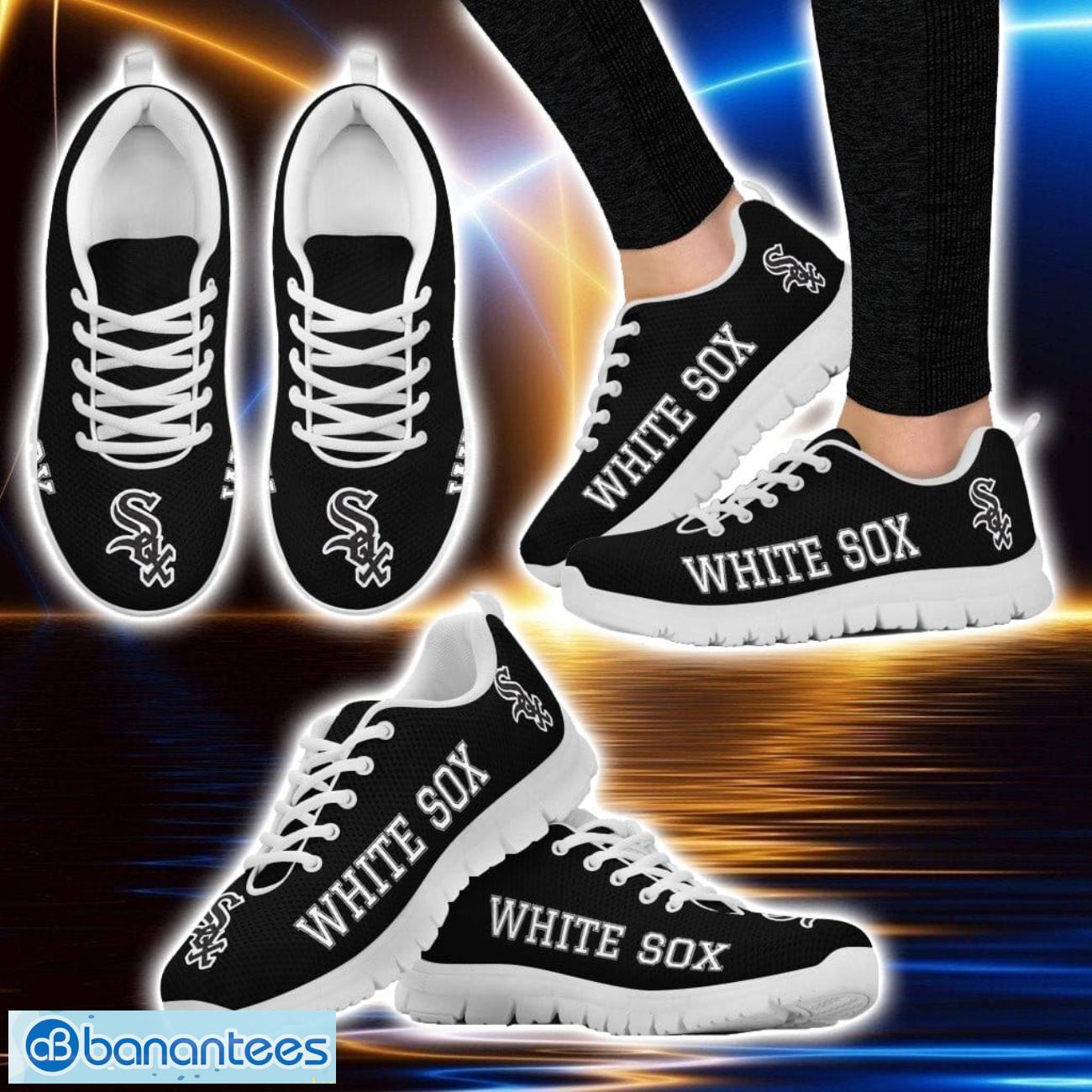 mlb chicago white sox sneakers running shoes for men and women sport team gift image MLB Chicago White Sox Sneakers Running Shoes For Men And Women Sport Team Gift Product Photo 1