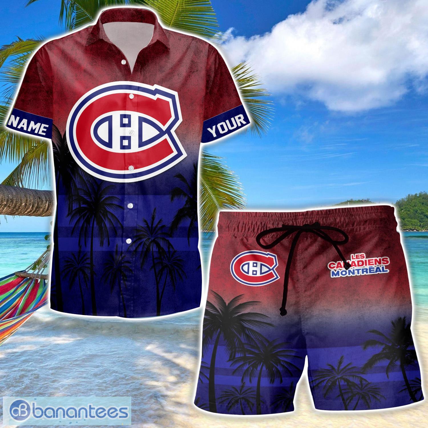 Unisex Rework Montreal Canadiens NHL Jersey Shorts - Women's L - Men's M