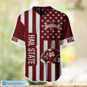 Mississippi State Bulldogs Custom Name and Number NCAA Baseball Jersey Shirt Product Photo 2