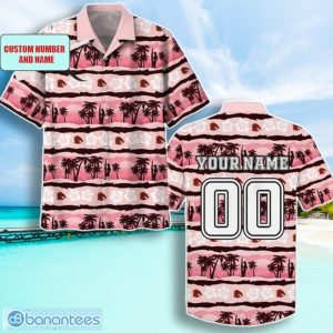 NRL Brisbane Broncos Combo Hawaiian Shirt And Shorts Custom Number And Name Trendy Combo For Fans Product Photo 2