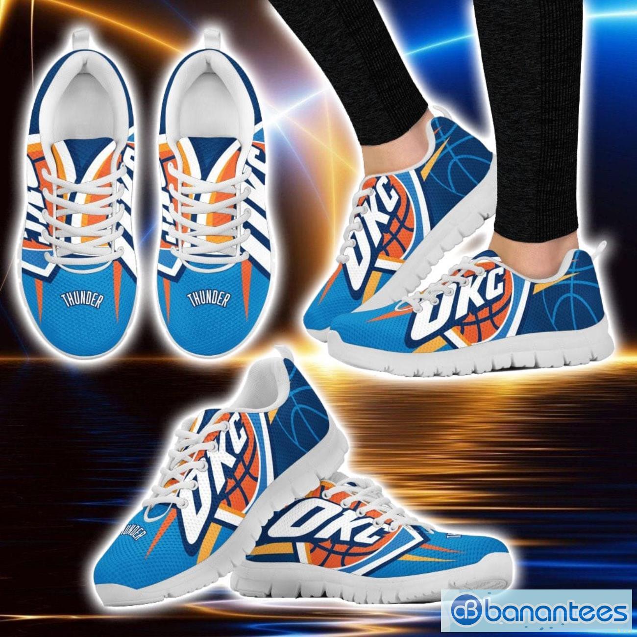 nba oklahoma city thunder sport fans sneakers men women running shoes 1 image NBA Oklahoma City Thunder Sport Fans Sneakers Men Women Running Shoes Product Photo 2