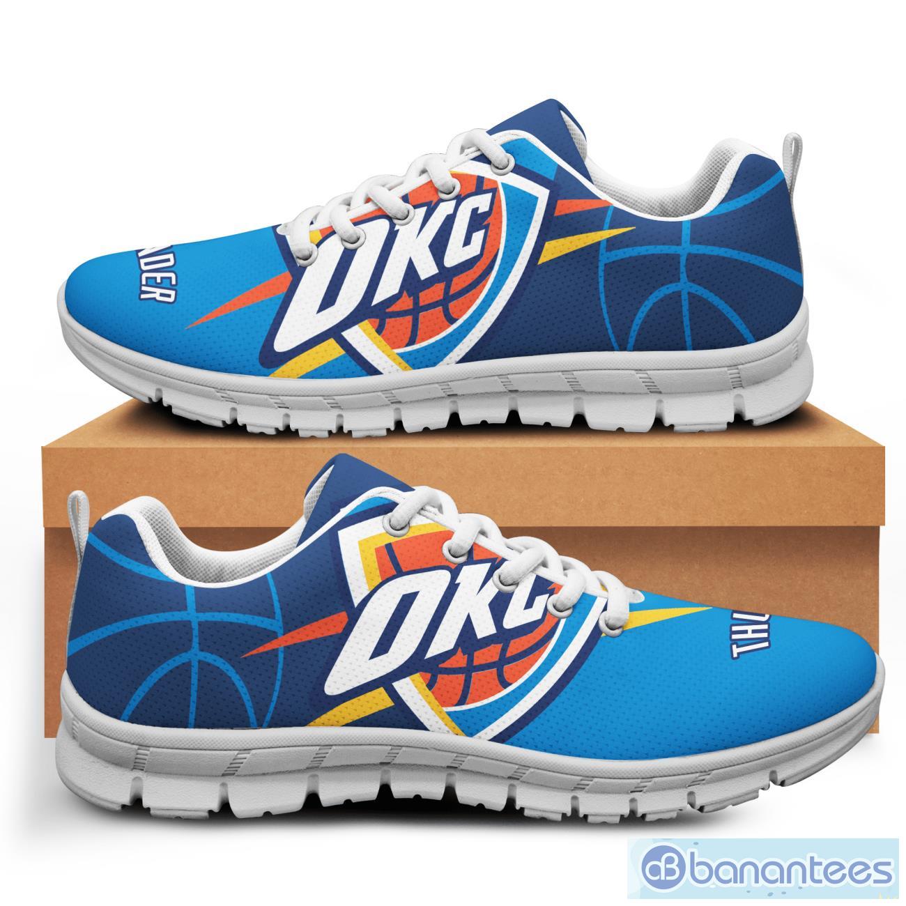nba oklahoma city thunder sport fans sneakers men women running shoes image NBA Oklahoma City Thunder Sport Fans Sneakers Men Women Running Shoes Product Photo 1