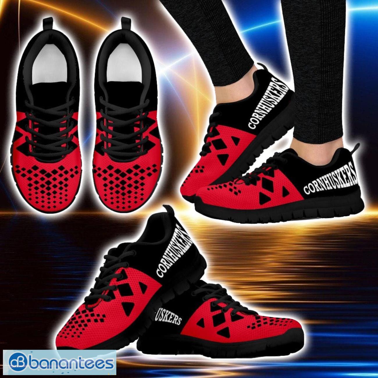 ncaa nebraska cornhuskers sneakers running shoes team gift men women shoes 1 image NCAA Nebraska Cornhuskers Sneakers Running Shoes Team Gift Men Women Shoes Product Photo 2