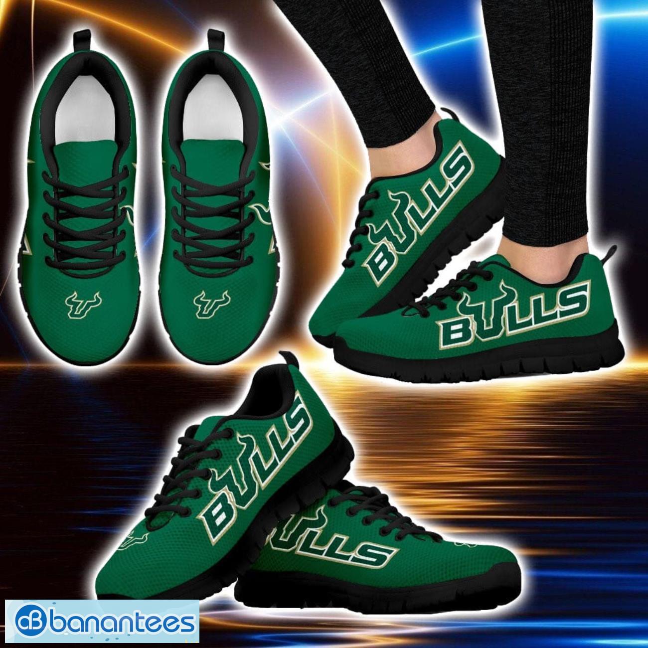 ncaa south florida bulls sneakers running shoes for men and women sport team gift 1 image NCAA South Florida Bulls Sneakers Running Shoes For Men And Women Sport Team Gift Product Photo 2