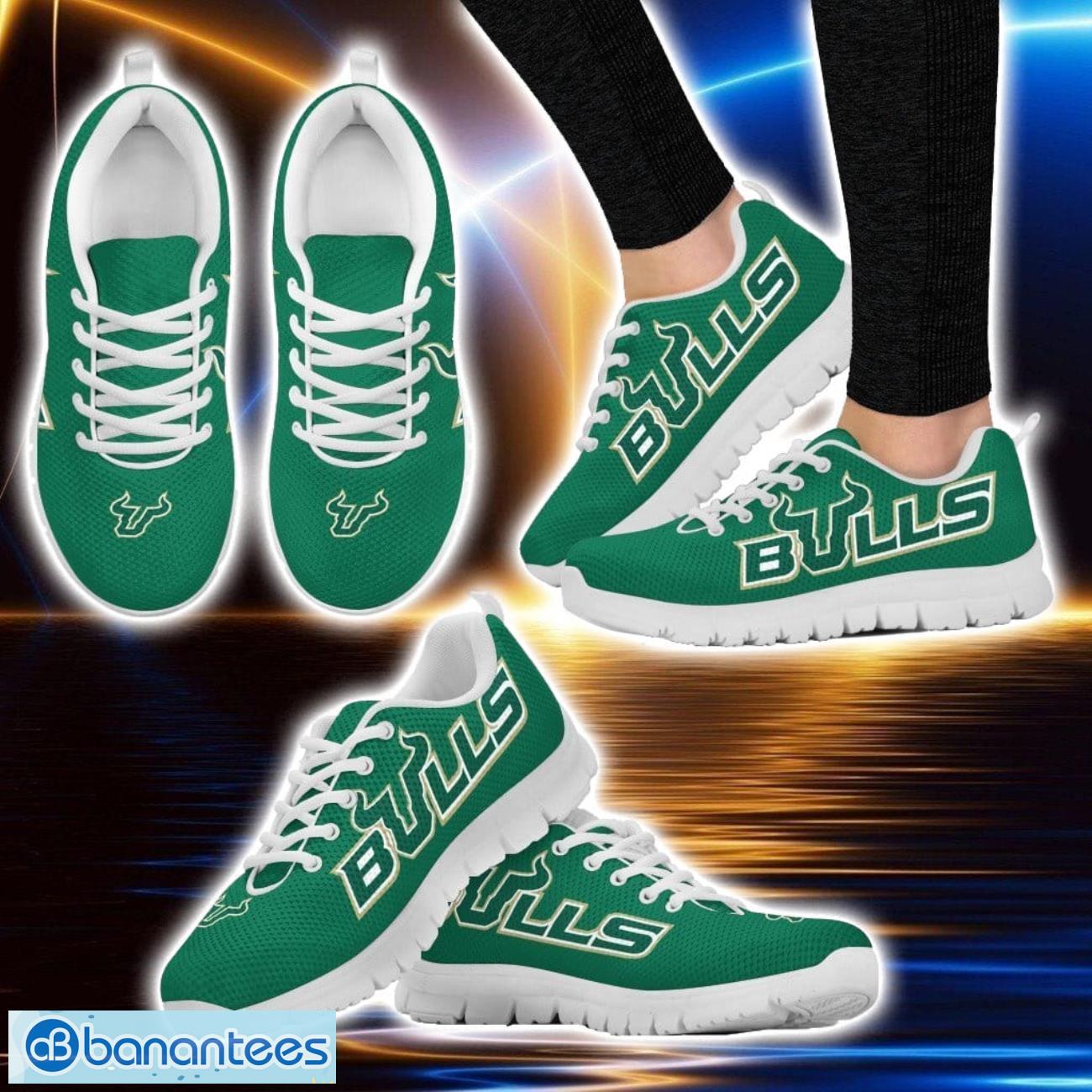 ncaa south florida bulls sneakers running shoes for men and women sport team gift image NCAA South Florida Bulls Sneakers Running Shoes For Men And Women Sport Team Gift Product Photo 1