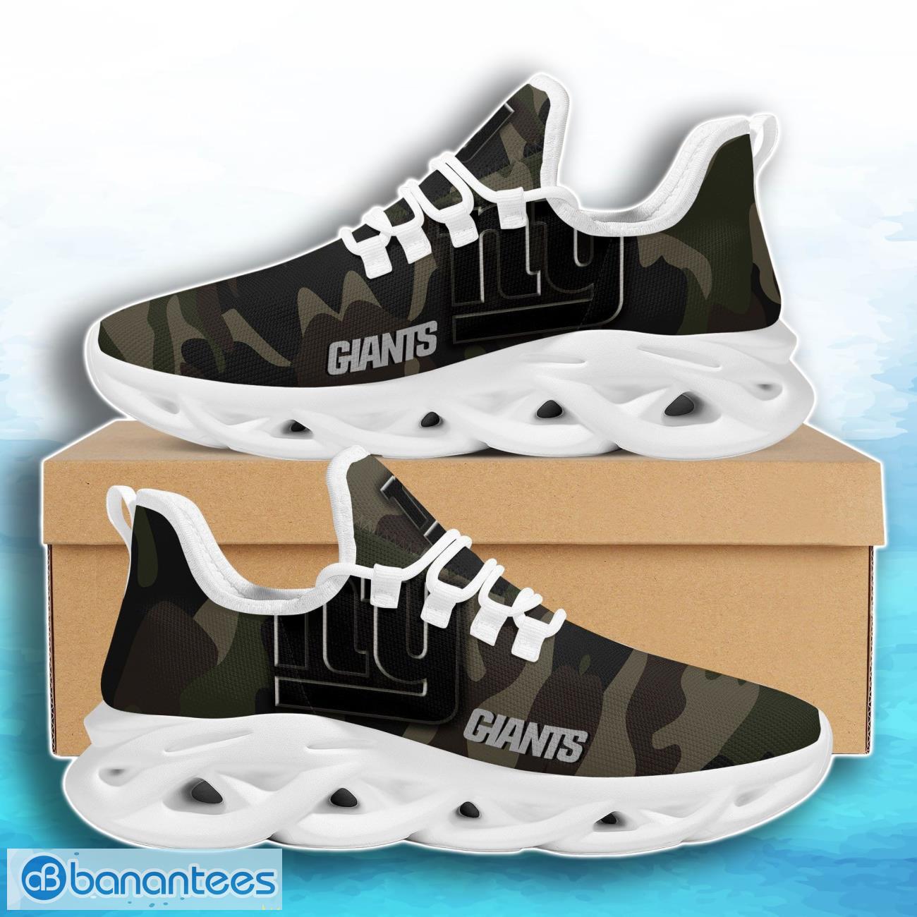 New York Giants Camouflage Design Pattern Max Soul Shoes Exclusive Clunky Sneakers For You Product Photo 1