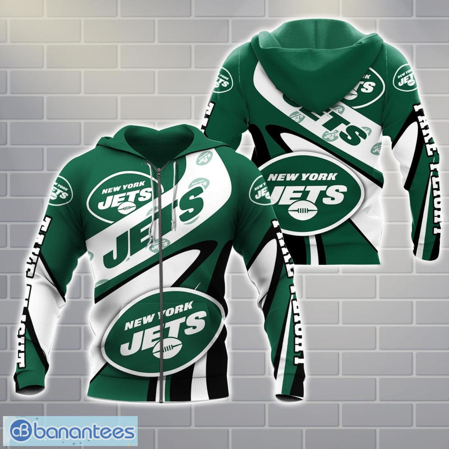 new york jets 3d hoodie zip hoodie for fans all over printed unisex hoodie image New York Jets 3D Hoodie Zip Hoodie For Fans All Over Printed Unisex Hoodie Product Photo 1