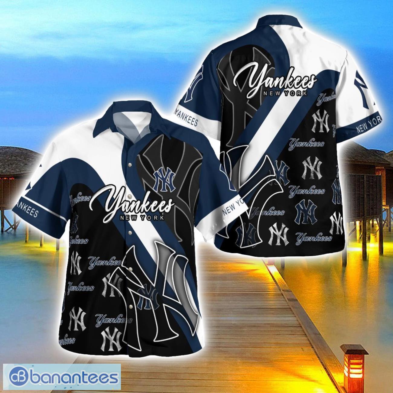 new york yankees hawaii shirt big logo 3d printing hawaiian shirt for men and women image New York Yankees Hawaii Shirt Big Logo 3D Printing Hawaiian Shirt For Men And Women Product Photo 1