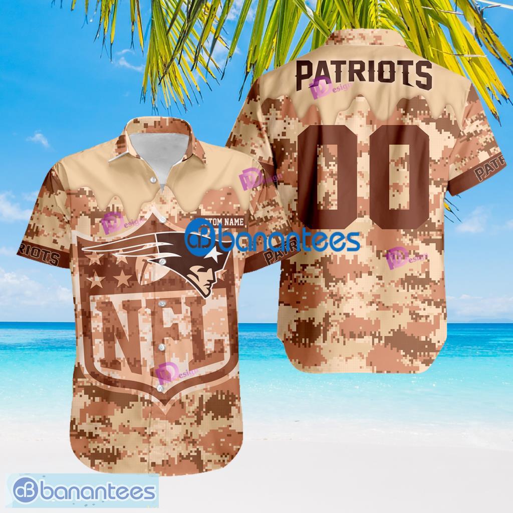 NFL New England Patriots Camouflage Pink Cusatom Name Ad Number Trending Summer Gift For Big Fans Product Photo 1
