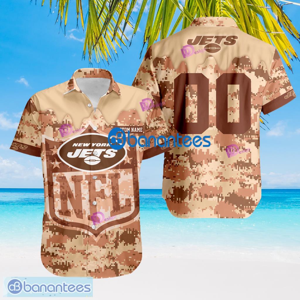 NFL New York Jets Camouflage Pink Cusatom Name Ad Number Trending Summer Gift For Big Fans Product Photo 1