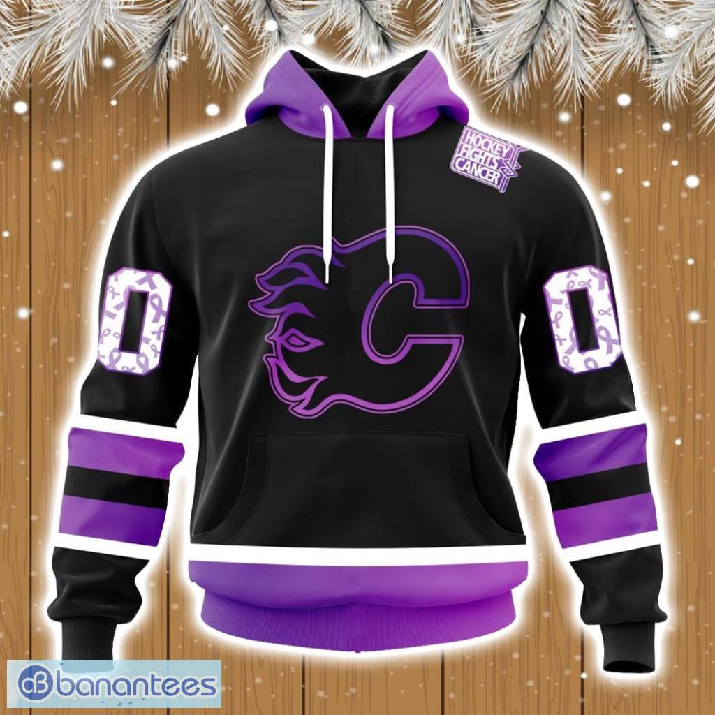 calgary flames hockey fights cancer jersey