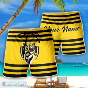 Richmond Tigers AFL Beach Shorts Custom Name Product Photo 1