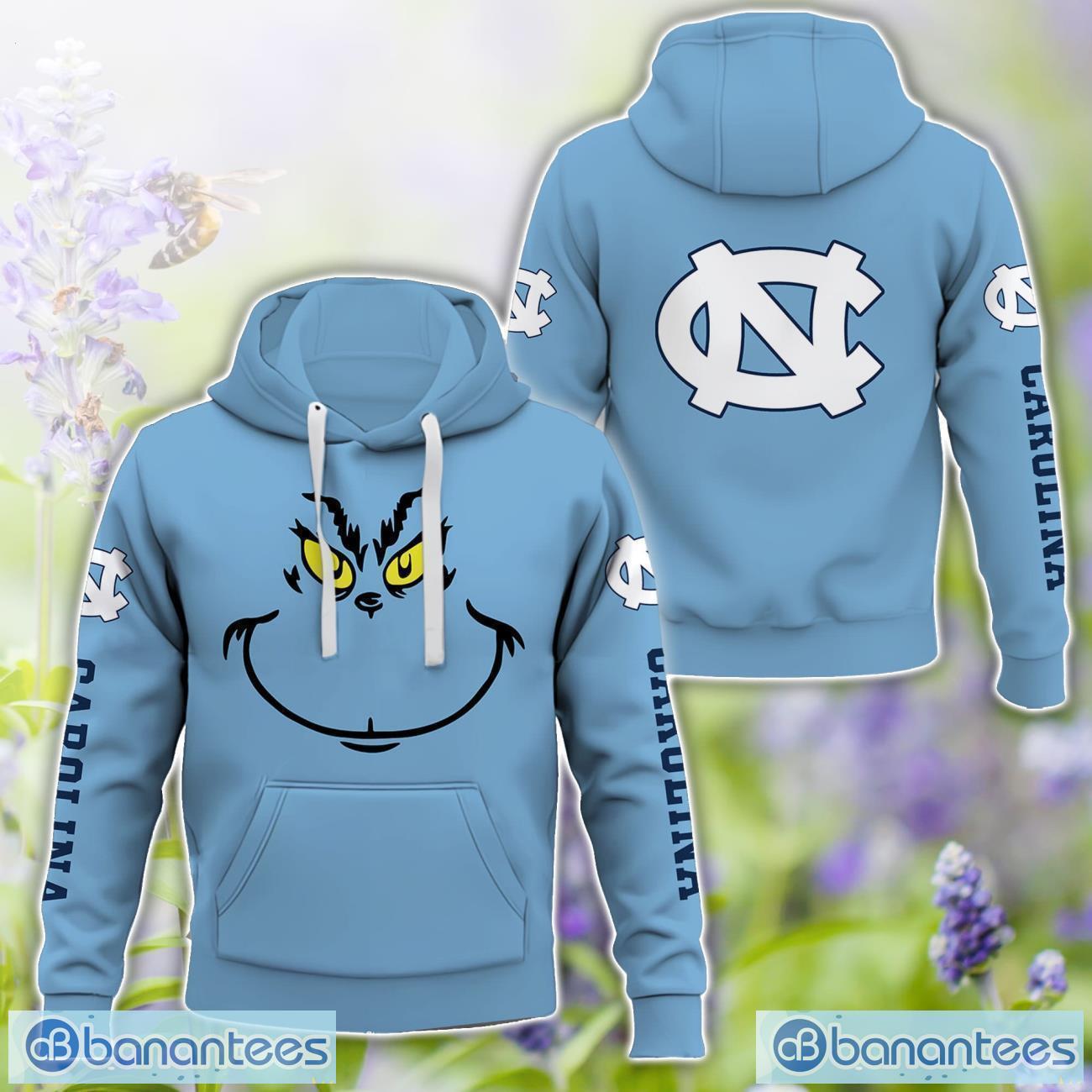 north carolina tar heels grinch face all over printed 3d tshirt sweatshirt hoodie unisex for men and women image North Carolina Tar Heels Grinch Face All Over Printed 3D TShirt Sweatshirt Hoodie Unisex For Men And Women Product Photo 1