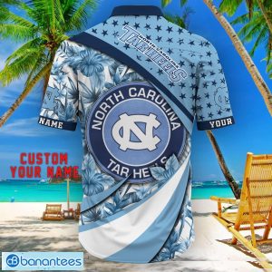 North Carolina Tar Heels Personalized Name Hawaii Shirt 3D Printing Tropical Style Hawaiian Shirt Product Photo 2