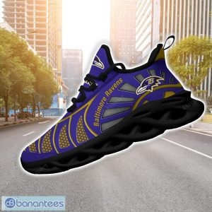 Baltimore Ravens NFLNew Designs Black And White Clunky Shoes Max Soul Shoes Sport Season Gift Product Photo 3