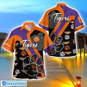 Clemson Tigers Hawaii Shirt Big Logo 3D Printing Hawaiian Shirt For Men And Women Product Photo 1