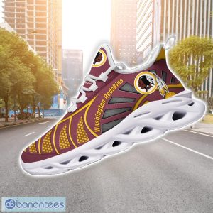 Washington Redskins NFLNew Designs Black And White Clunky Shoes Max Soul Shoes Sport Season Gift Product Photo 5