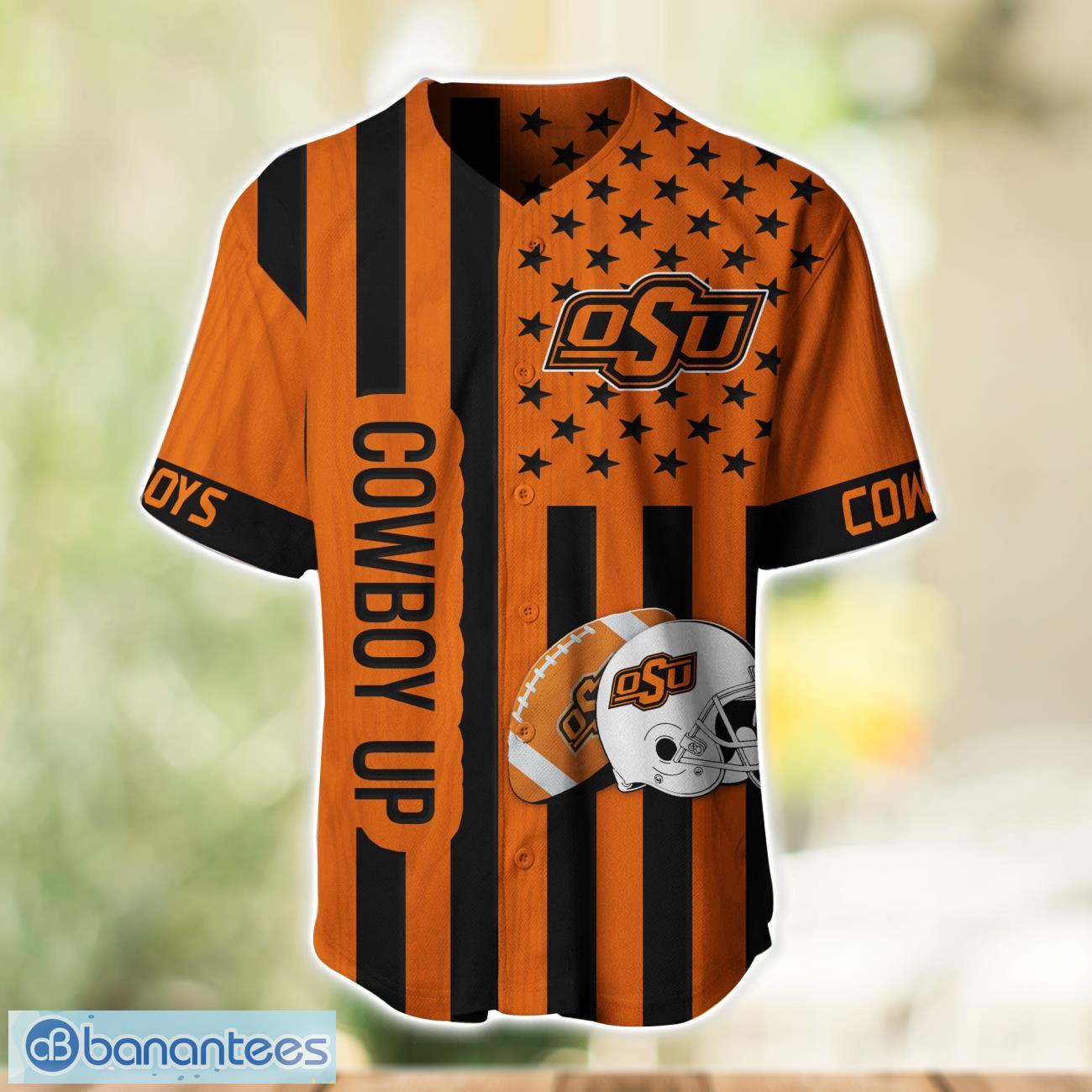 oklahoma state cowboys custom name and number ncaa baseball jersey shirt 1 image Oklahoma State Cowboys Custom Name and Number NCAA Baseball Jersey Shirt Product Photo 2