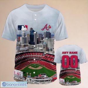 Atlanta Braves Baseball Jersey MLB 2024 Custom Number And Name Product Photo 1