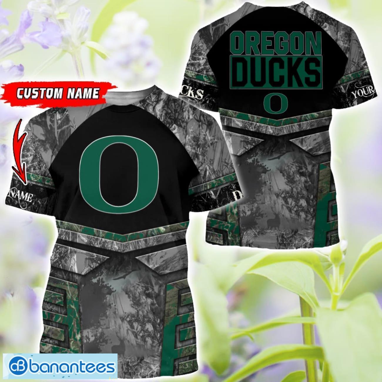 oregon ducks grey black hunting 3d t shirt hoodie sweatshirt zip hoodie custom name 2 image Oregon Ducks Grey Black Hunting 3D T-Shirt Hoodie Sweatshirt Zip Hoodie Custom Name Product Photo 3