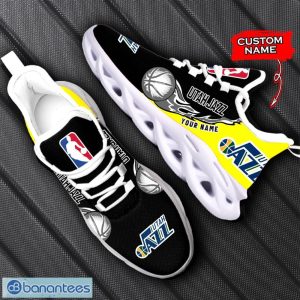 Personalized Name Utah Jazz Fireball Personalized Sneakers Max Soul Shoes Product Photo 3