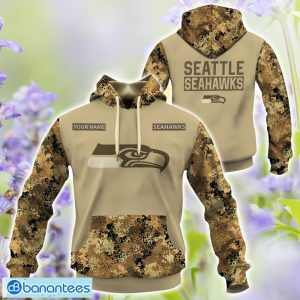 Seattle Seahawks Autumn season Hunting Gift 3D TShirt Sweatshirt Hoodie Zip Hoodie Custom Name For Fans Product Photo 1