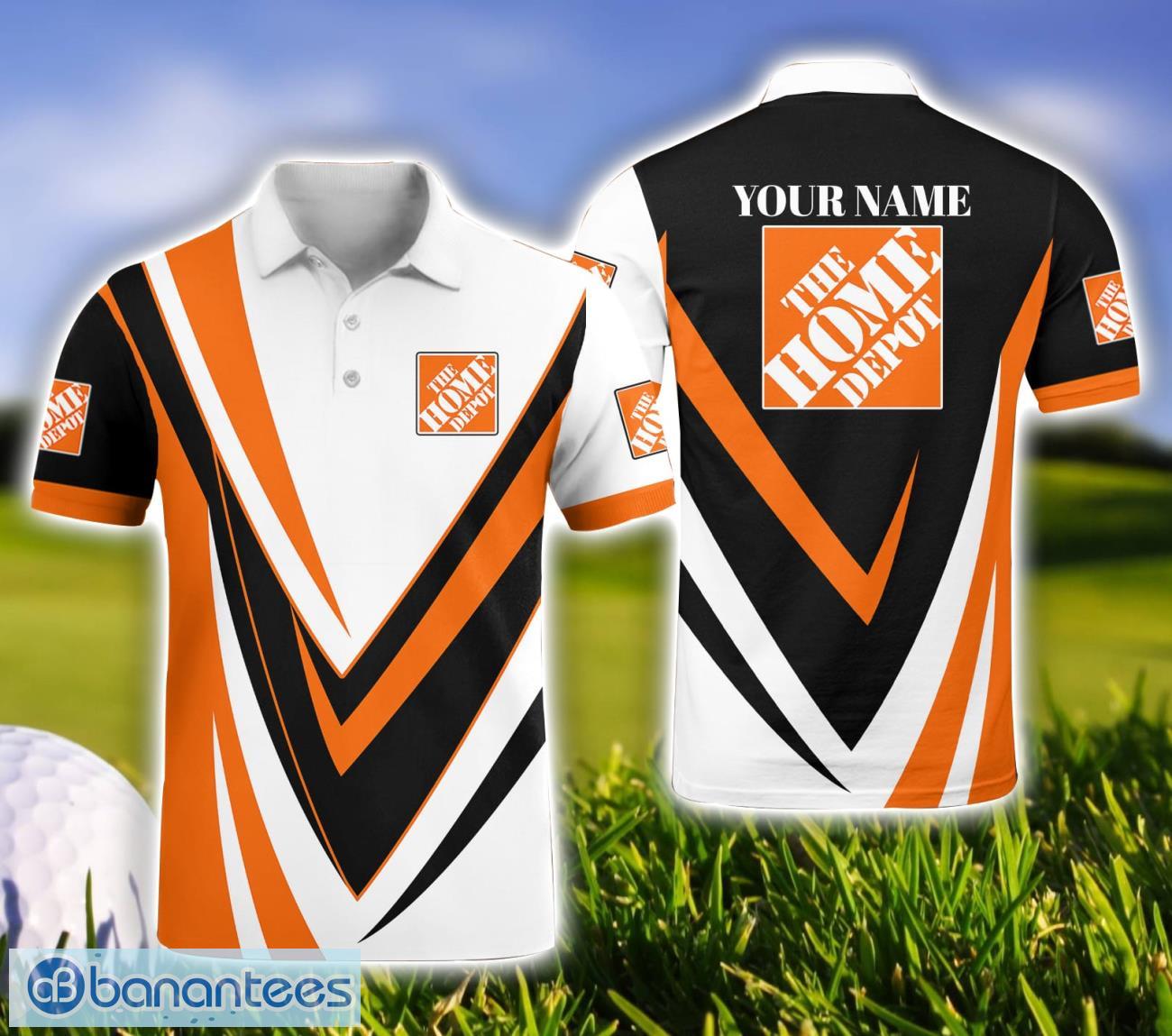 Personalized Home Depot 3d Polo Shirt Banantees
