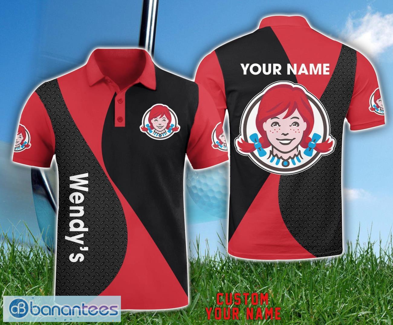 PERSONALIZED Wendy's Uniform Polo Shirt Gift Sport Fans - Banantees