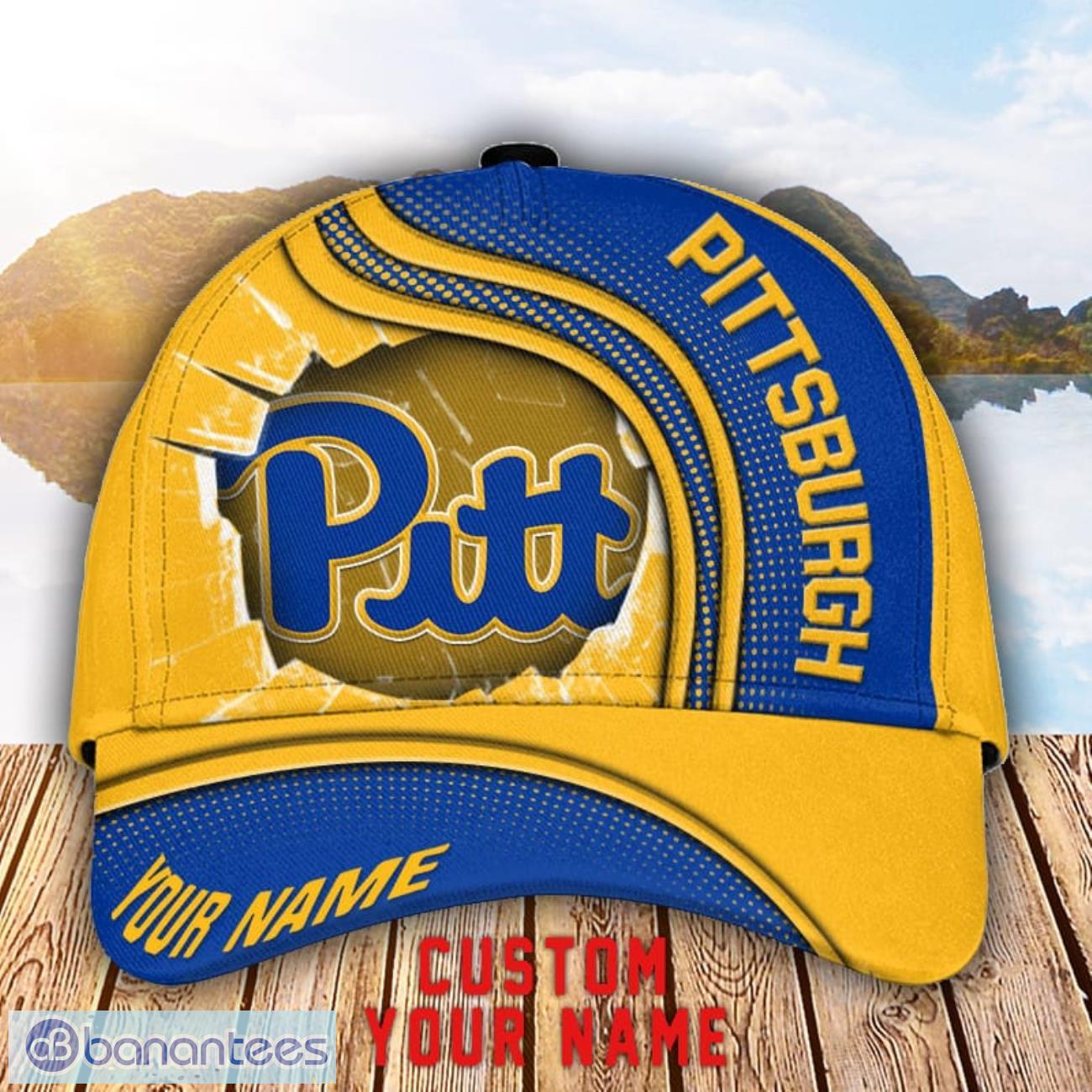 pittsburgh panthers 3d cap custom name for fans sport gift image Pittsburgh Panthers 3D Cap Custom Name For Fans Sport Gift Product Photo 1