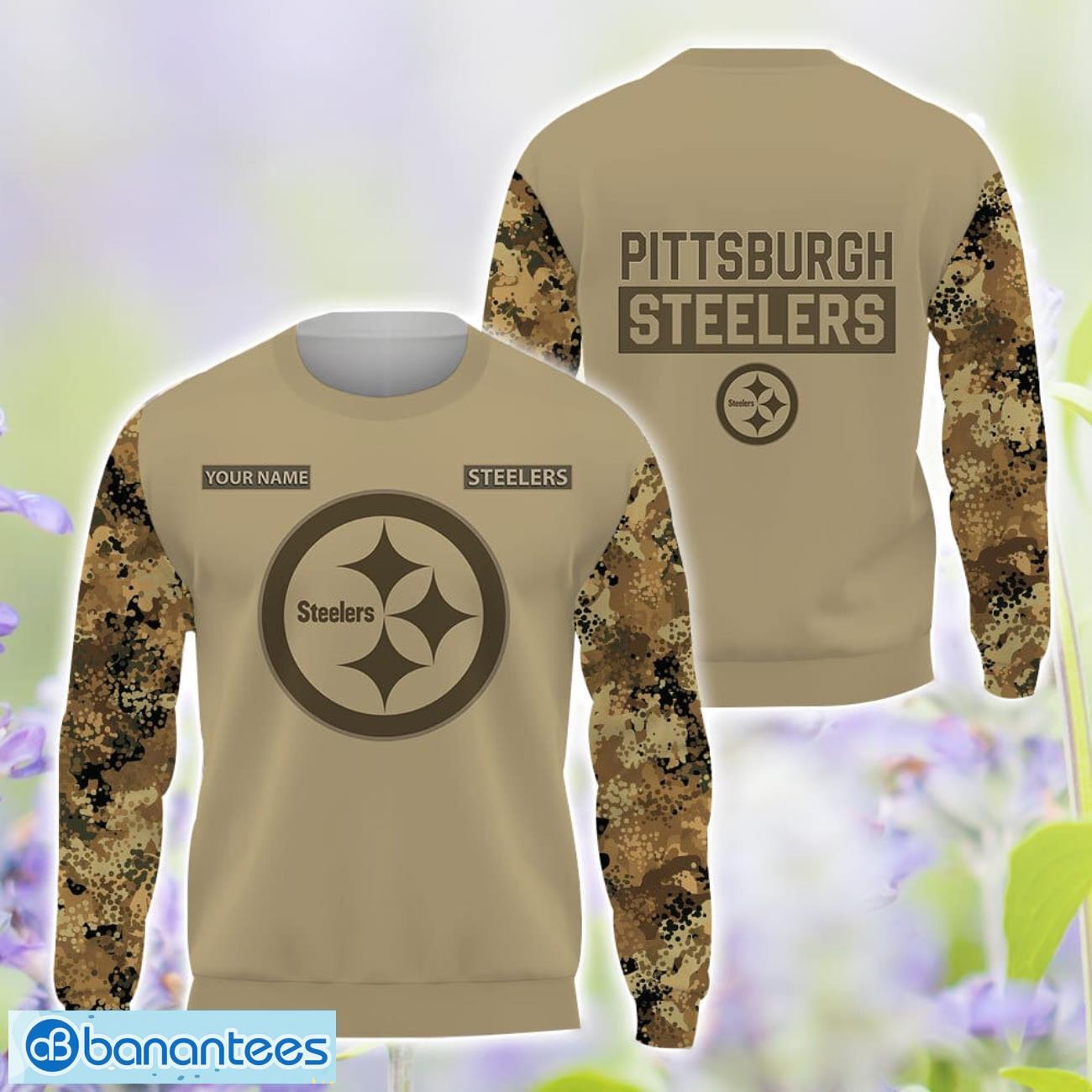 pittsburgh steelers autumn season hunting gift 3d tshirt sweatshirt hoodie zip hoodie custom name for fans 1 image Pittsburgh Steelers Autumn season Hunting Gift 3D TShirt Sweatshirt Hoodie Zip Hoodie Custom Name For Fans Product Photo 2