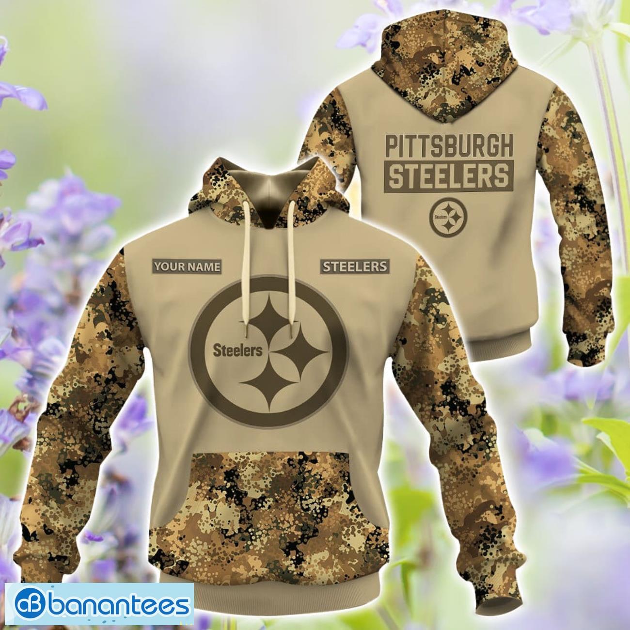 pittsburgh steelers autumn season hunting gift 3d tshirt sweatshirt hoodie zip hoodie custom name for fans image Pittsburgh Steelers Autumn season Hunting Gift 3D TShirt Sweatshirt Hoodie Zip Hoodie Custom Name For Fans Product Photo 1