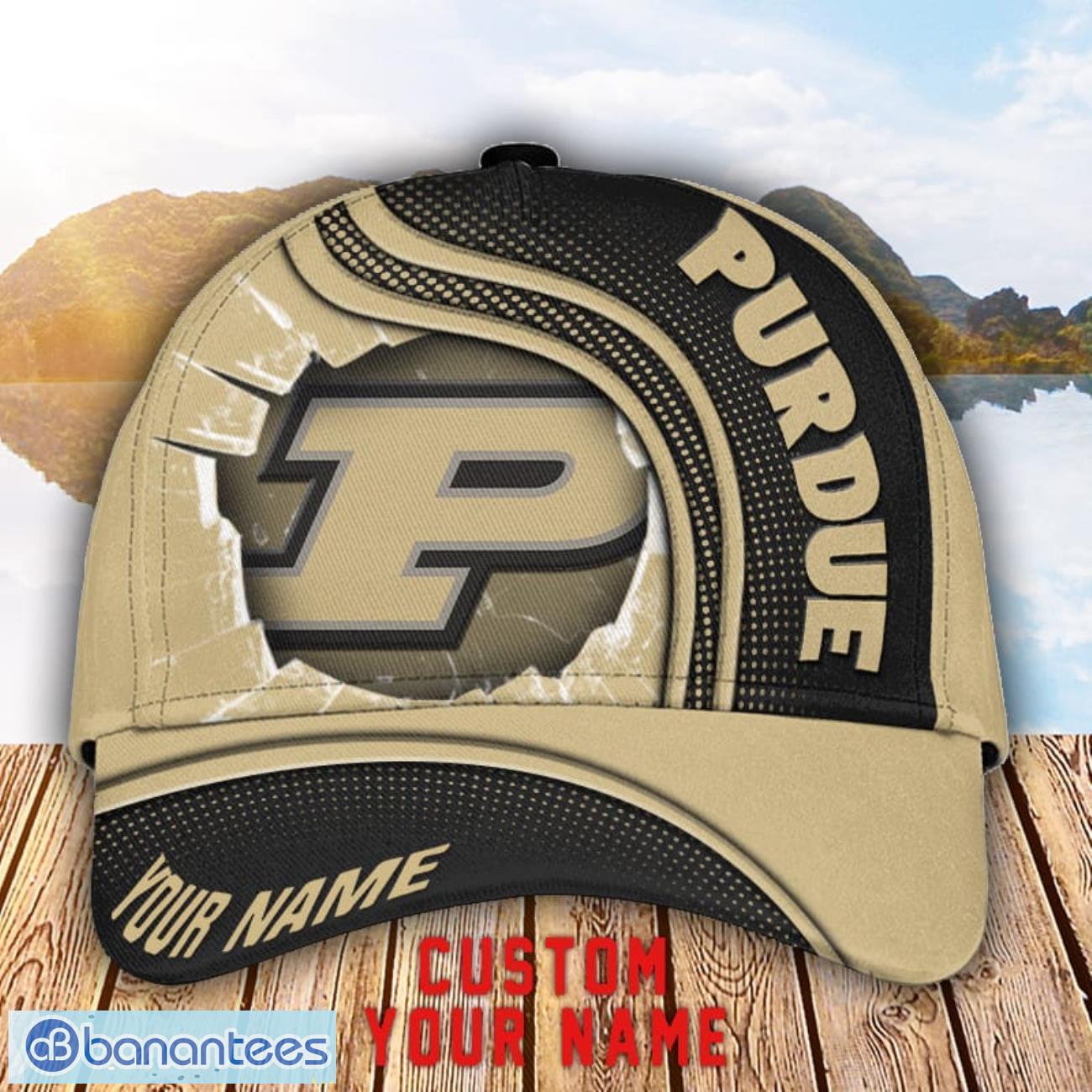 purdue boilermakers 3d cap custom name for fans sport gift image Purdue Boilermakers 3D Cap Custom Name For Fans Sport Gift Product Photo 1