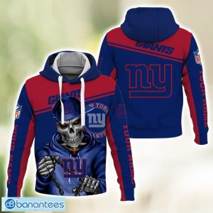 New York Giants Custom Name All over Printed 3D Hoodie Halloween Gift For Fans Product Photo 1