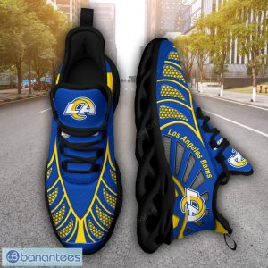 Los Angeles Rams NFLNew Designs Black And White Clunky Shoes Max Soul Shoes Sport Season Gift Product Photo 1